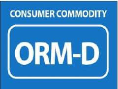 NMC - Consumer Commodity - ORM-D Shipping Label - 1-1/2" High x 2" Wide - Americas Industrial Supply