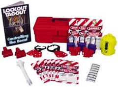 NMC - 30 Piece Electrical Lockout Kit - Comes in Carrying Case - Americas Industrial Supply