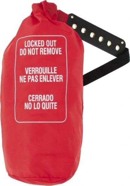 NMC - Black, Orange, Red and White, Nylon Plug and Hoist Control Cover - Compatible with Lockout Padlock - Americas Industrial Supply