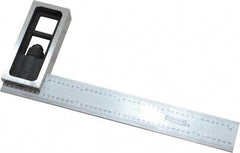 SPI - 6 Inch Long, 4R Double Square - 1/64, 1/32, 1/16 and 1/8 Inch Graduation, Hardened Steel - Americas Industrial Supply