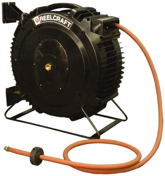 Reelcraft - 50' Spring Retractable Hose Reel - 232 psi, Hose Included - Americas Industrial Supply