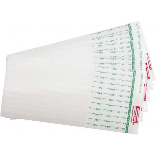 SPI - Calibration Label - Legend: Calibration, English, Green & White, 6" Long x 1/4" High, No Coating - Americas Industrial Supply