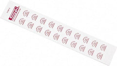SPI - Inspection Label - Legend: Calibration Void If Seal Damaged, English, Red & White, No Coating - Americas Industrial Supply