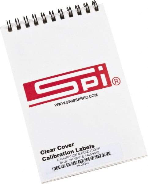 SPI - Calibration Label - Legend: Calibration, English, Blue & White, 1-3/4" Long x 5/8" High, No Coating - Americas Industrial Supply