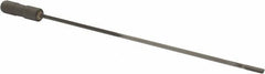 Made in USA - 7/32", 12" Flute Length, 13" Depth of Cut, Carbide-Tipped Shank, Single Flute Gun Drill - Americas Industrial Supply
