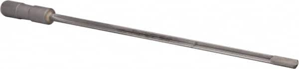 Made in USA - 3/8", 12" Flute Length, 13" Depth of Cut, Carbide-Tipped Shank, Single Flute Gun Drill - Americas Industrial Supply