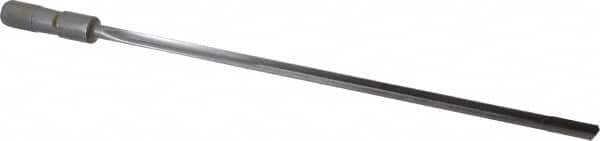 Made in USA - 25/64", 12" Flute Length, 13" Depth of Cut, Carbide-Tipped Shank, Single Flute Gun Drill - Americas Industrial Supply