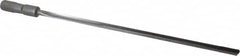 Made in USA - 25/64", 12" Flute Length, 13" Depth of Cut, Carbide-Tipped Shank, Single Flute Gun Drill - Americas Industrial Supply