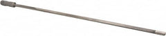 Made in USA - 7/16", 24" Flute Length, 25" Depth of Cut, Carbide-Tipped Shank, Single Flute Gun Drill - Americas Industrial Supply