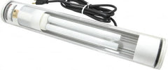 Electrix - 13 NEMA Rated, 18 Watt, Tube Machine Light - Bracket Mount, 9 Ft. Cord, 17 Inch Tube, Integrated Ballast, Black - Americas Industrial Supply