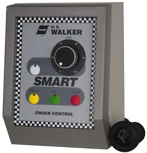 Walker - 150 W, 110 V Electromagnetic Chuck Variable Power Control - Automatic Release, 115 V, DC Max Output Voltage - Americas Industrial Supply