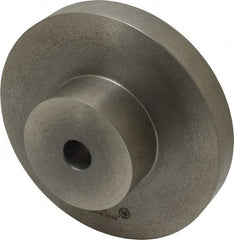 Bison - Adapter Back Plate for 8" Diam Self Centering Lathe Chucks - 0.98" Through Hole Diam, 4.02mm ID, 8.3" OD, 1.18" Flange Height, Cast Iron - Americas Industrial Supply