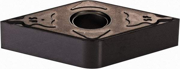 Iscar - DNGG430 SF Grade IC907 Carbide Turning Insert - TiN/TiAlN Finish, 55° Diamond, 1/2" Inscr Circle, 3/16" Thick, 0.004" Corner Radius - Americas Industrial Supply