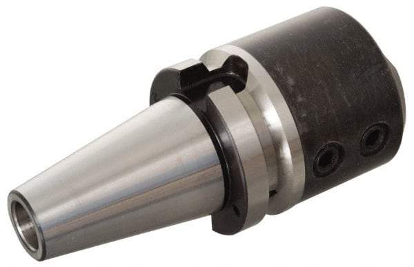 Kennametal - BT50 Taper, 32mm Inside Hole Diam, 80mm Projection, Whistle Notch Adapter - Through Coolant - Exact Industrial Supply