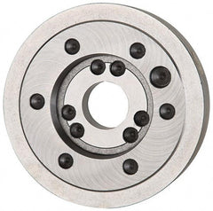 Bison - Adapter Back Plate for 12-1/2" Diam Independent & Self Centering Lathe Chucks - A1/A2-6 Mount, 4.06" Through Hole Diam, 4.19mm ID, 12.52" OD, 1.3" Flange Height - Americas Industrial Supply