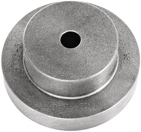 Bison - Adapter Back Plate for 10" Diam Self Centering Lathe Chucks - 1.57" Through Hole Diam, 4.53mm ID, 10.24" OD, 1.26" Flange Height, Cast Iron - Americas Industrial Supply