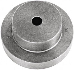 Bison - Adapter Back Plate for 12-1/2" Diam Self Centering Lathe Chucks - 1.97" Through Hole Diam, 6.77mm ID, 12.3" OD, 1.26" Flange Height, Cast Iron - Americas Industrial Supply