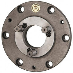 Pratt Burnerd America - Adapter Back Plate for 15" Diam Self Centering Lathe Chucks - L-3 Mount, 4.56" Through Hole Diam, Steel - Americas Industrial Supply