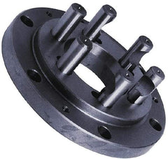 Pratt Burnerd America - Adapter Back Plate for 15" Diam Self Centering Lathe Chucks - D1-11 Mount, 4.56" Through Hole Diam, Steel - Americas Industrial Supply