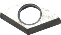 Kennametal - 3/8" Inscribed Circle, Diamond (Shape) Turning Shim for Indexables - 1/8" Thick, SKCP Shim Style - Americas Industrial Supply