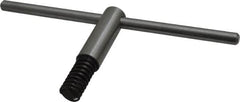 Bison - 6, 8" Chuck Diam Compatibility, Lathe Chuck Key - Compatible with 3-Jaw Chucks, 4-Jaw Chucks, 6-Jaw Chucks, Self Ejecting, 3-15/16" Body Length, 0.4331" Actual Key Square Size - Americas Industrial Supply
