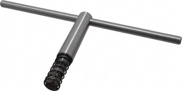 Bison - 12, 16" Chuck Diam Compatibility, Lathe Chuck Key - Compatible with 4-Jaw Chucks, Self Ejecting, 6-1/2" Body Length, 9/16" Actual Key Square Size - Americas Industrial Supply
