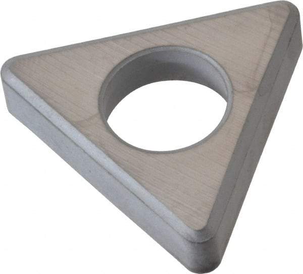 Kennametal - 5/8" Inscribed Circle, Triangle Boring Bar Shim for Indexables - 3/16" Thick, ITSN Shim Style, Negative Rake - Americas Industrial Supply