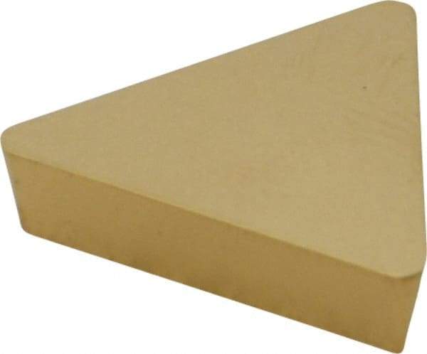 Kennametal - TPU433 Grade KC850 Carbide Turning Insert - TiC/TiCN/TiN Finish, 60° Triangle, 1/2" Inscr Circle, 3/16" Thick, 3/64" Corner Radius - Americas Industrial Supply