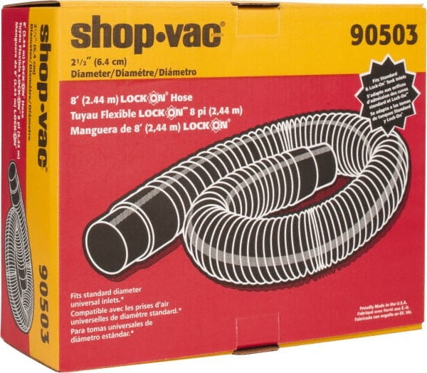 Shop-Vac - 8' Hose Length, 2-1/2" Hose - Americas Industrial Supply