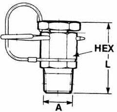 Voss - 1/8 Thread, 6,000 Max psi, NPT and BSPT - 26mm Long, Pressure Tests - Americas Industrial Supply