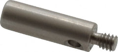 Fowler - M2 Female and Male Connection, 3mm Stem Diameter, Stainless Steel, CMM Stylus Extension - 10mm Overall Length, 4mm Outer Diameter, For Use with CMM Touch Trigger Probes - Americas Industrial Supply