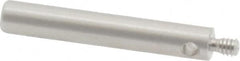 Fowler - M2 Female and Male Connection, 3mm Stem Diameter, Stainless Steel, CMM Stylus Extension - 20mm Overall Length, 4mm Outer Diameter, For Use with CMM Touch Trigger Probes - Americas Industrial Supply