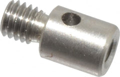 Fowler - M3 Female, M2 Male, Stainless Steel, CMM Thread Adapter - 5mm Long - Americas Industrial Supply