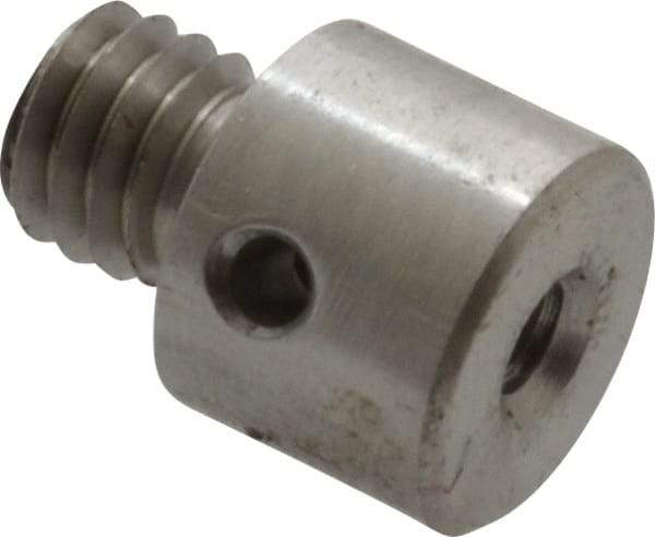 Fowler - M4 Female, M2 Male, Stainless Steel, CMM Thread Adapter - 5mm Long - Americas Industrial Supply