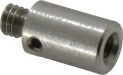 Fowler - M3 Female, M4 Male, Stainless Steel, CMM Thread Adapter - 10mm Long - Americas Industrial Supply