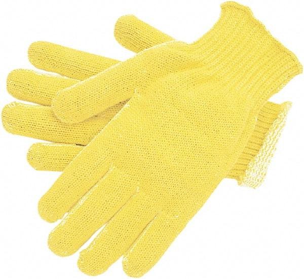 MCR Safety - Size L, ANSI Cut Lvl A2, Cut Resistant Gloves - Yellow - Americas Industrial Supply