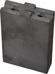 H & R Manufacturing - 5 to 6" Chuck Capacity, Tongue & Groove Attachment, Square Soft Lathe Chuck Jaw - Steel, 1-1/4" Btw Mount Hole Ctrs, 2-3/16" Long x 3/4" Wide x 3-3/8" High, 5/16" Groove - Americas Industrial Supply