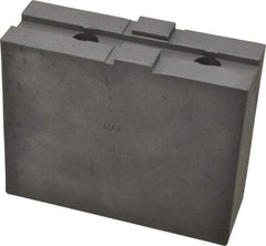 H & R Manufacturing - 12" Chuck Capacity, Tongue & Groove Attachment, Square Soft Lathe Chuck Jaw - Steel, 2-1/2" Btw Mount Hole Ctrs, 4-7/8" Long x 1-3/4" Wide x 3-7/8" High, 1/2" Groove - Americas Industrial Supply