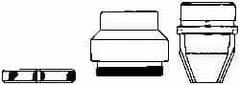 Jacobs - Drill Chuck Jaw Guide - Compatible with Chuck No. 80, For Use with Keyless Precision Drill Chucks - Exact Industrial Supply