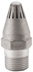 Silvent - Blow Gun High Force Nozzle - 3/8 MPT, 1.81" Hose Length, Aluminum, 145 psi, 238°F - Americas Industrial Supply