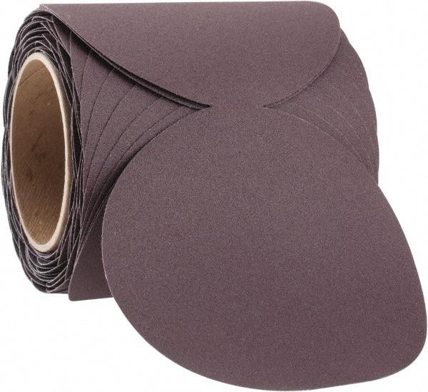 3M - 5" Diam, 150 Grit FEPA, Aluminum Oxide Adhesive PSA Disc - Very Fine Grade, White, J Weighted Backing, Flexible, Use with Random Orbital Sanders - Americas Industrial Supply