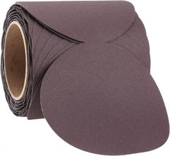 3M - 5" Diam, 150 Grit FEPA, Aluminum Oxide Adhesive PSA Disc - Very Fine Grade, White, J Weighted Backing, Flexible, Use with Random Orbital Sanders - Americas Industrial Supply