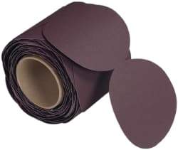 3M - 6" Diam, 60 Grit Aluminum Oxide Adhesive PSA Disc - Medium Grade, X Weighted Cloth Backing, For Bench Top Motors, Random Orbital Sanders - Americas Industrial Supply