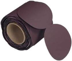 3M - 6" Diam, 60 Grit Aluminum Oxide Adhesive PSA Disc - Medium Grade, X Weighted Cloth Backing, For Bench Top Motors, Random Orbital Sanders - Americas Industrial Supply