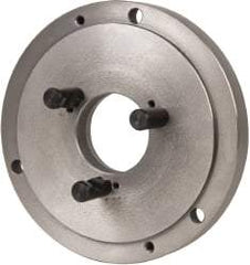 Interstate - Adapter Back Plate for 8" Diam Self Centering Lathe Chucks - D1-4 Mount - Americas Industrial Supply