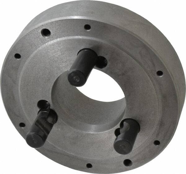 Interstate - Adapter Back Plate for 6" Diam Lathe Chucks - D1-4 Mount - Americas Industrial Supply
