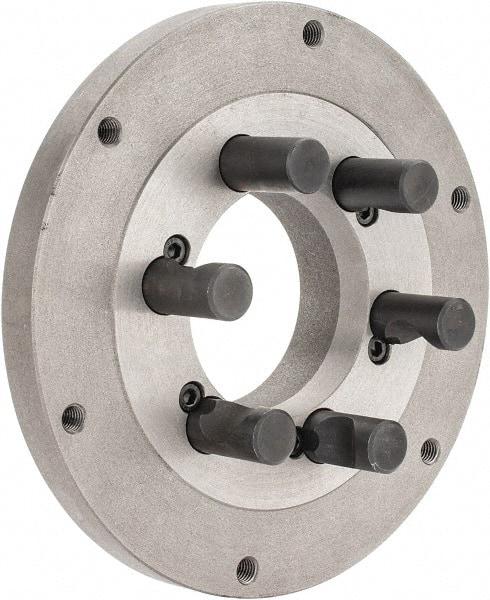 Interstate - Adapter Back Plate for 8" Diam Lathe Chucks - D1-5 Mount - Americas Industrial Supply
