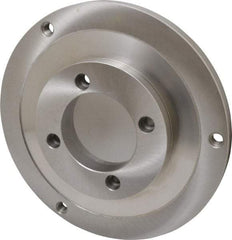 Bison - Adapter Back Plate for 12-1/2" Diam Self Centering Lathe Chucks - A2-6 Mount, 4.055" Through Hole Diam, 7.076mm ID, 12.04" OD, 3/4" Flange Height, Steel - Americas Industrial Supply
