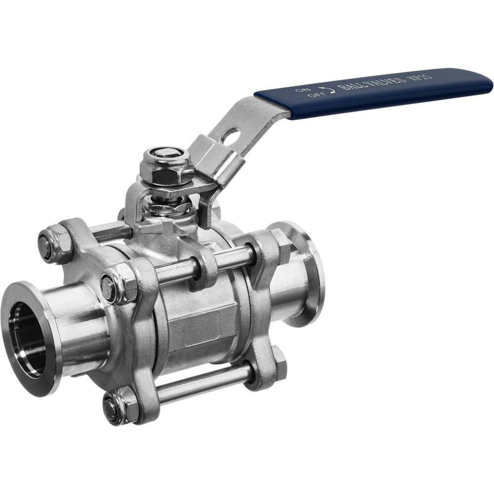 Ball Valve:  Standard Port, Quick-Clamp,