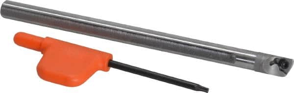 Kennametal - 0.285" Min Bore Diam, 4" OAL, 1/4" Shank Diam, GSBIW Indexable Boring Bar - 1" Max Bore Depth, WP.. Insert, Screw Holding Method - Americas Industrial Supply